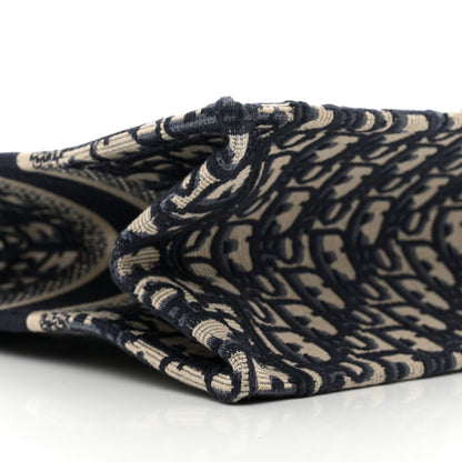 Christian Dior Oblique Small Book Tote Blue Multicolor 9 of 10