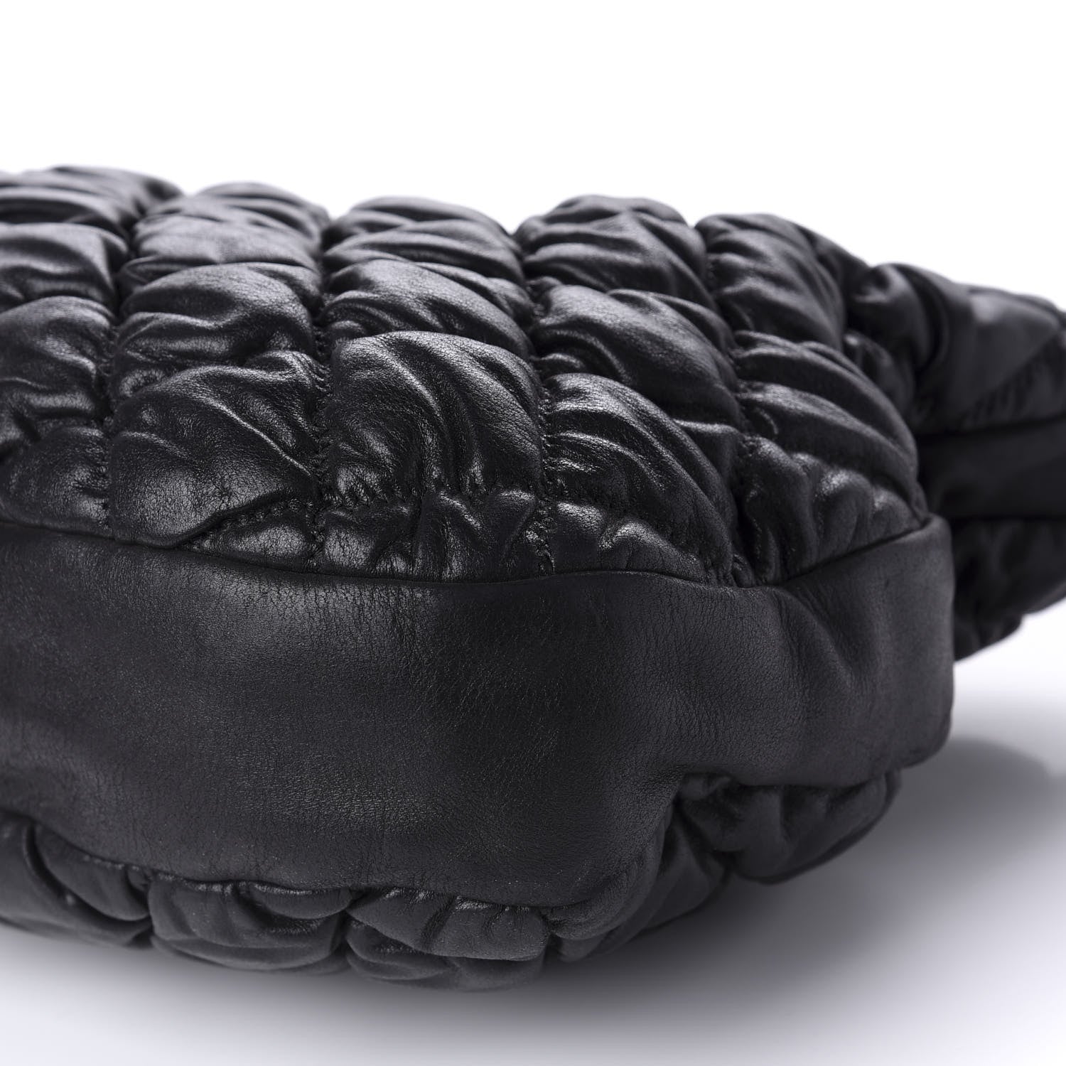 Chanel Iridescent Calfskin Bubble Quilt Hobo Black 7 of 10