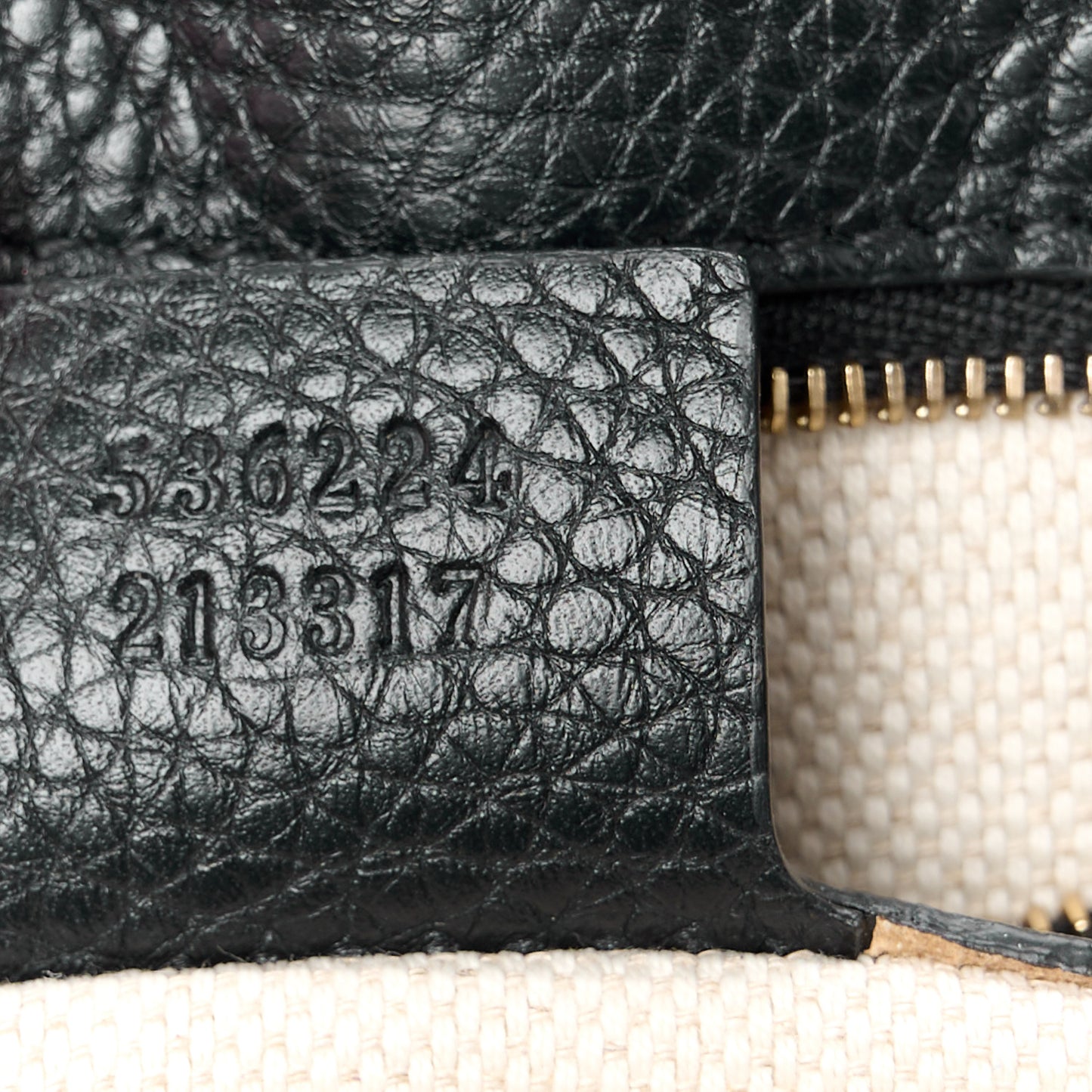 Pebbled Calfskin Medium Soho Flap Crossbody Black