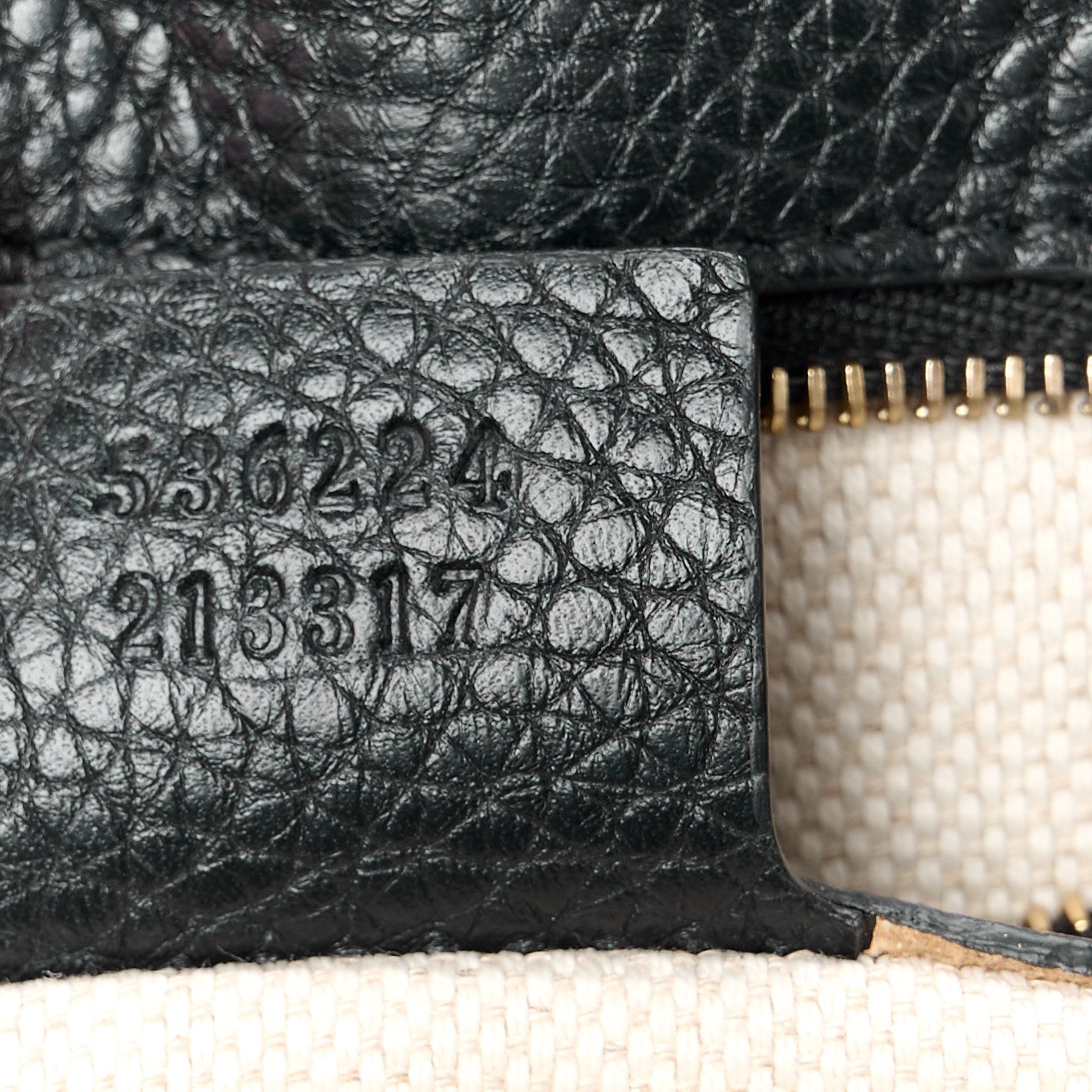 Gucci Pebbled Calfskin Medium Soho Flap Crossbody Black 7 of 11