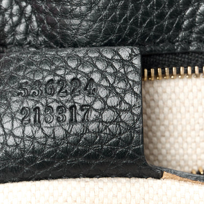 Gucci Pebbled Calfskin Medium Soho Flap Crossbody Black 7 of 11