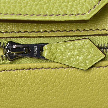 Hermes Togo Birkin 35 Vert Anis 16 of 37