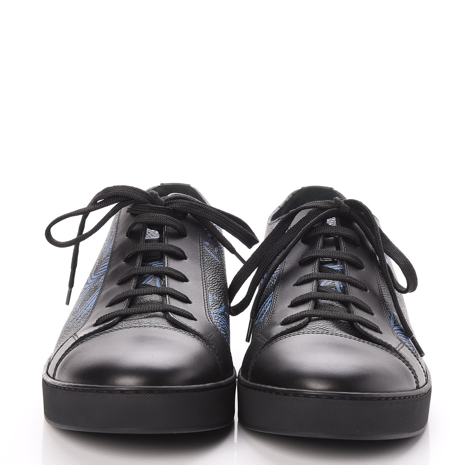 Louis Vuitton Damier Graphite Rope Sneakers 8.5 Blue 2 of 9