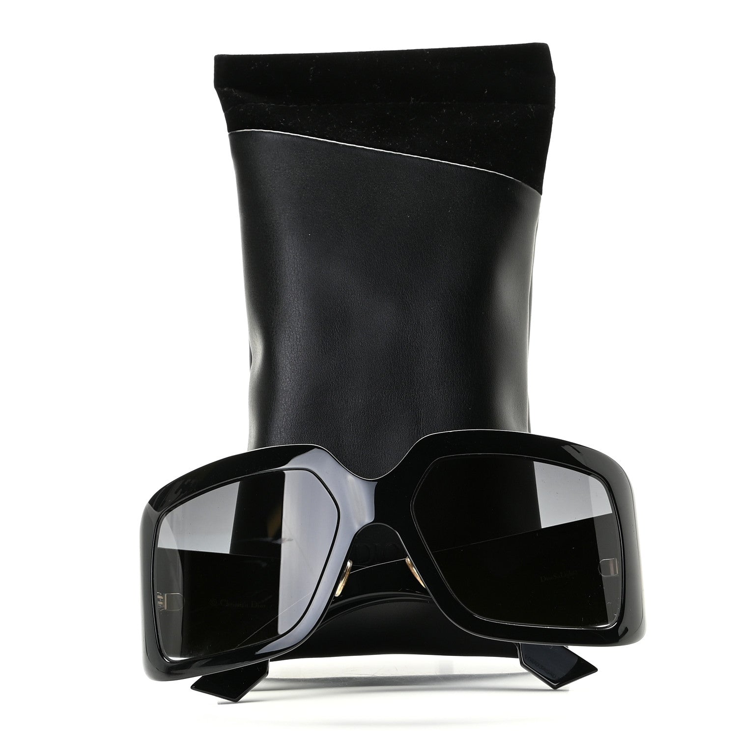 Christian Dior Acetate DiorSo Light 2 Shield Sunglasses Black 8 of 8