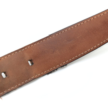 Louis Vuitton Damier Ebene 30mm Ellipse Belt 90 36 7 of 9