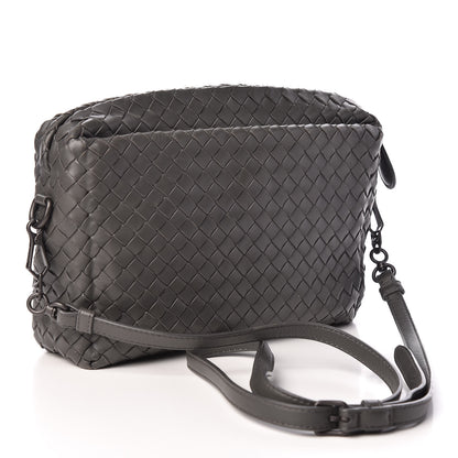 Bottega Veneta Nappa Intrecciato Small Camera Bag New Light Grey 3 of 11