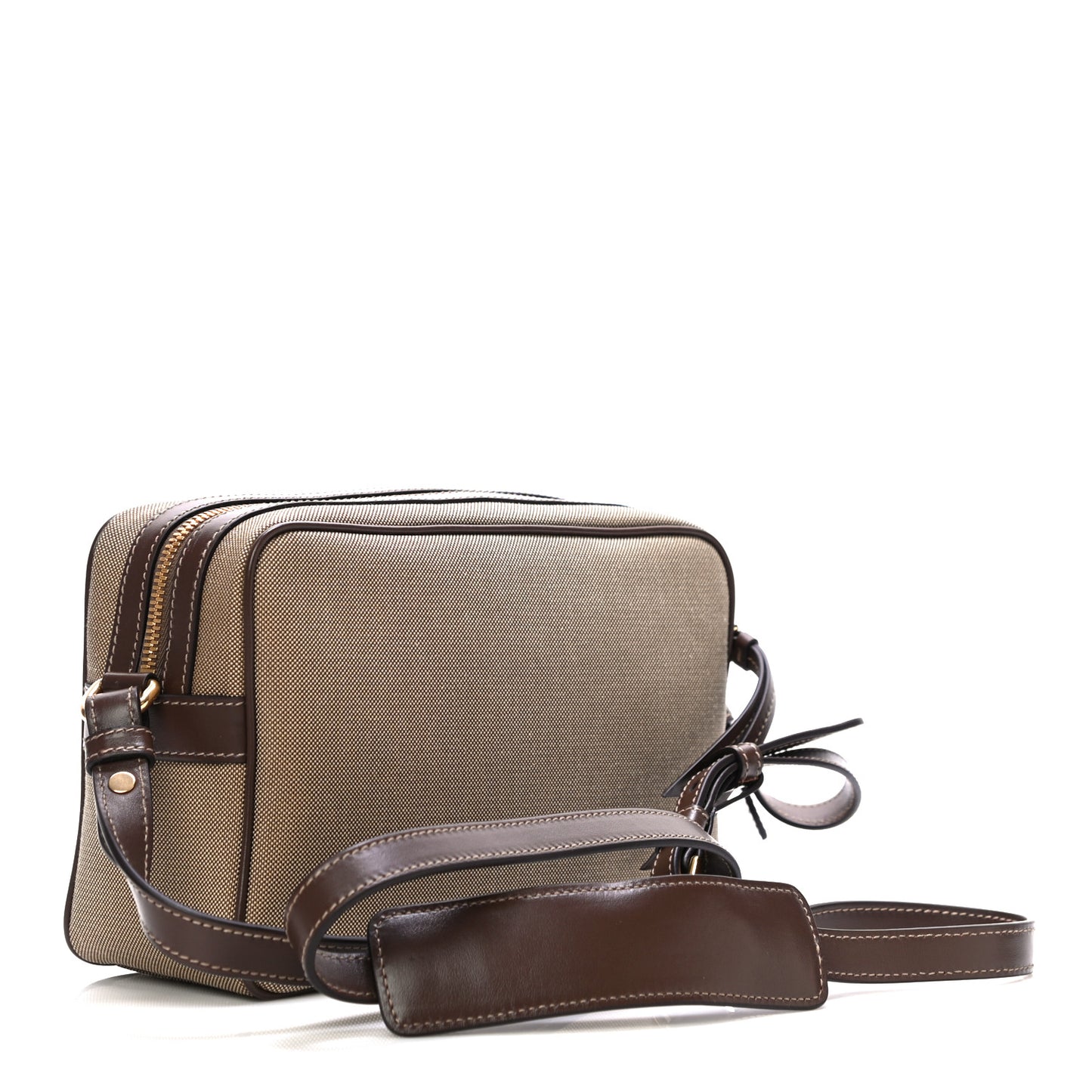 Jacquard Logo Camera Bag Corda Bruciato