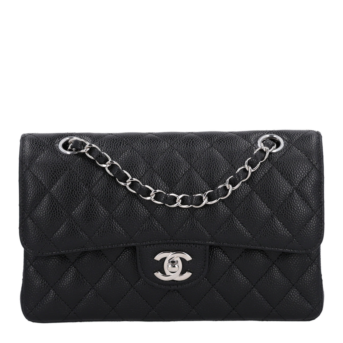 Chanel Caviar Quilted Small Double Flap Black 1 of 10