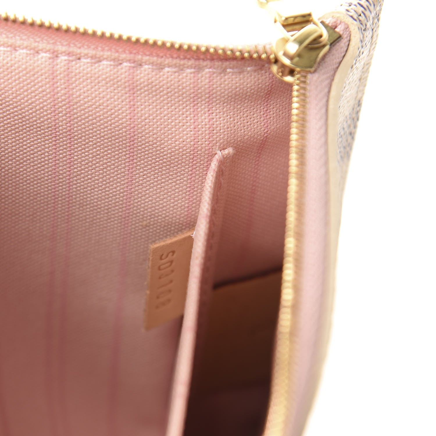 Louis Vuitton Damier Azur Neverfull MM GM Pochette Rose Ballerine 8 of 8