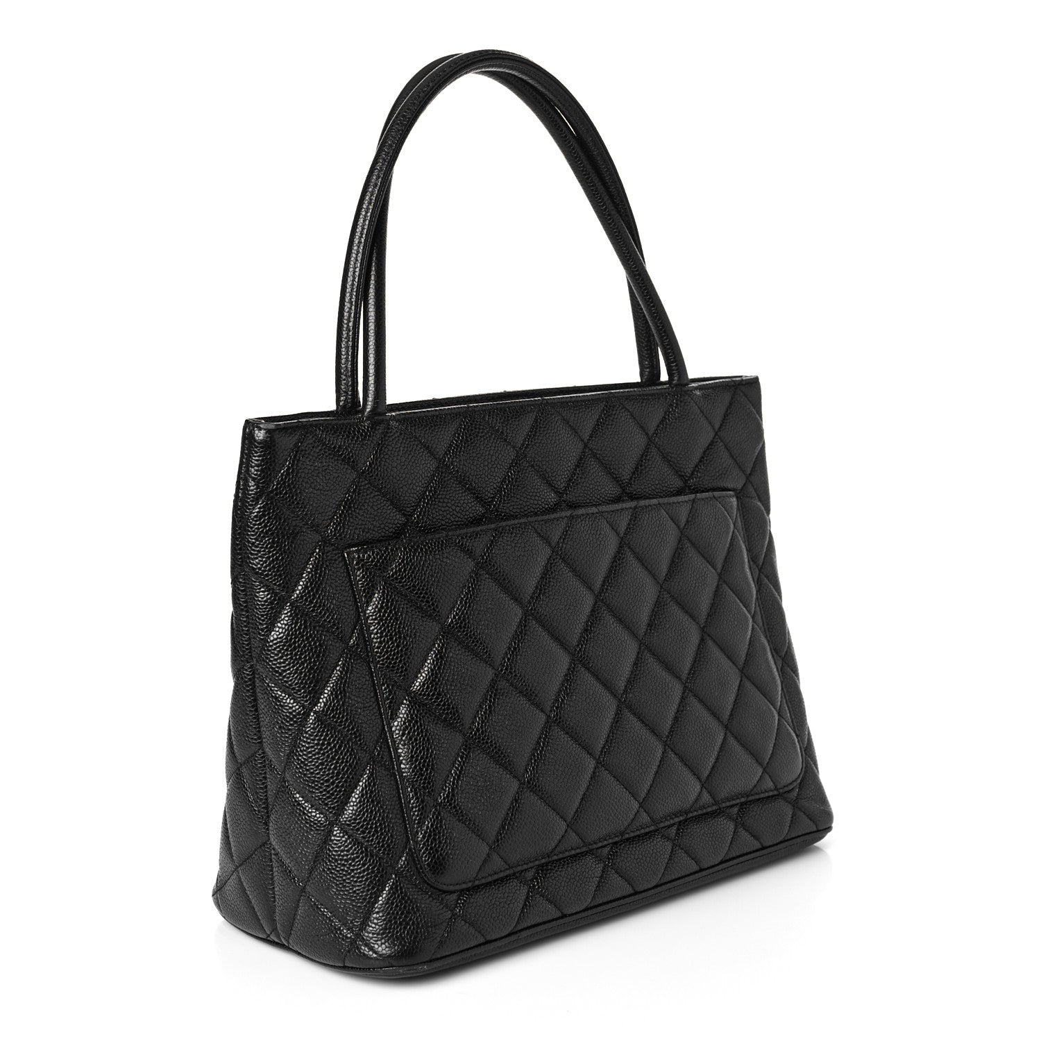 Chanel Caviar Quilted Medallion Tote Black 3 of 9