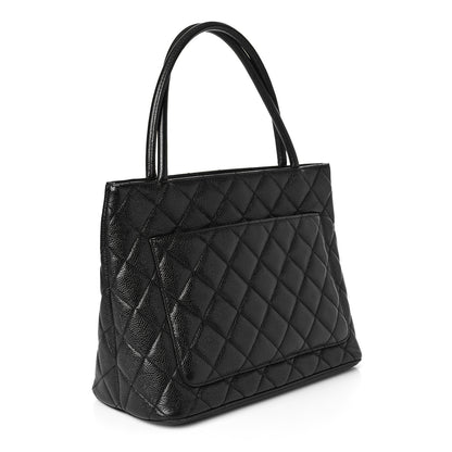Chanel Caviar Quilted Medallion Tote Black 3 of 9