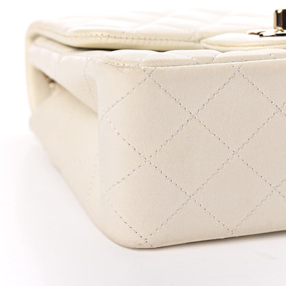 Chanel Lambskin Quilted Mini Square Flap White 17 of 18