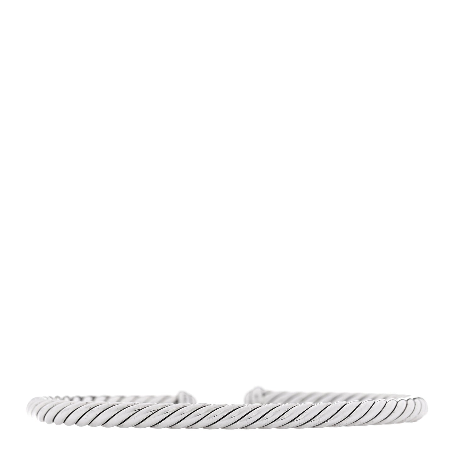 Sterling Silver 4mm Cable Flex Bracelet