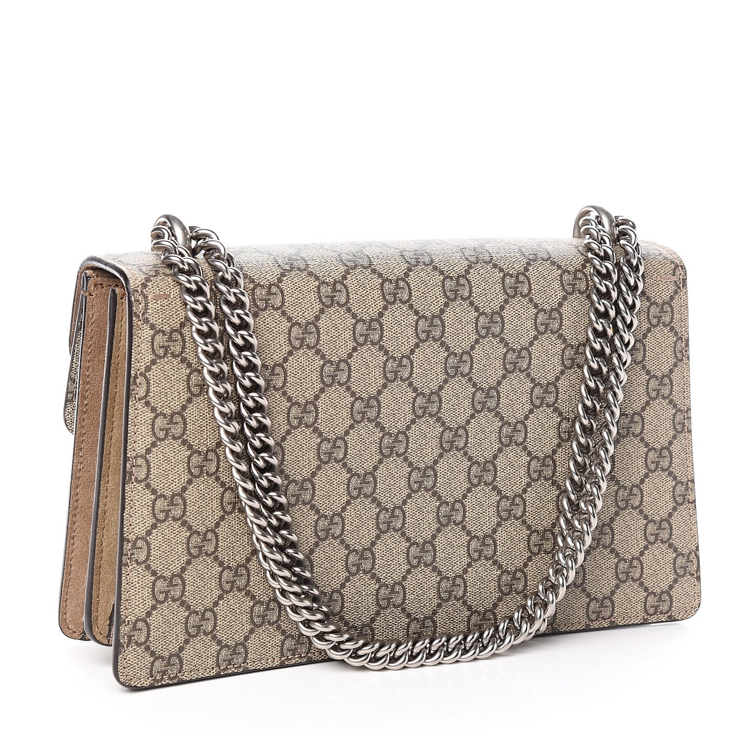 GG Supreme Monogram Small Dionysus Shoulder Bag Taupe