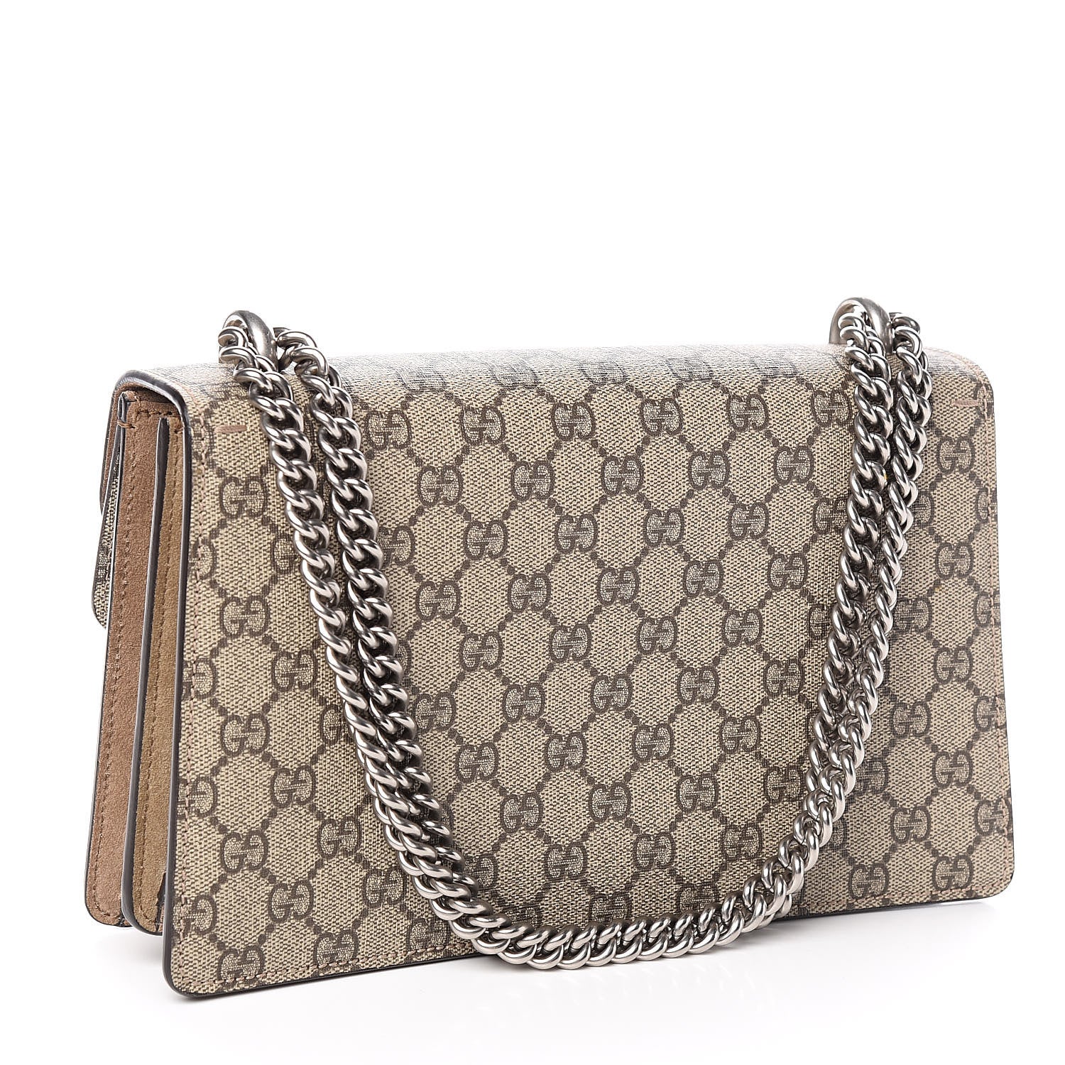 Gucci GG Supreme Monogram Small Dionysus Shoulder Bag Taupe 3 of 11