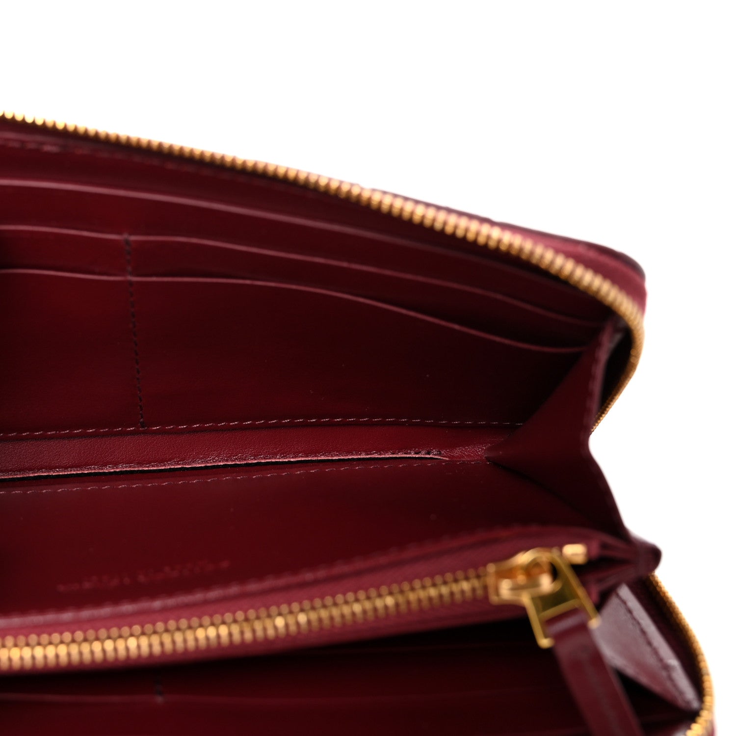 Bottega Veneta Nappa Intrecciato Zip Around Wallet Barolo 5 of 7