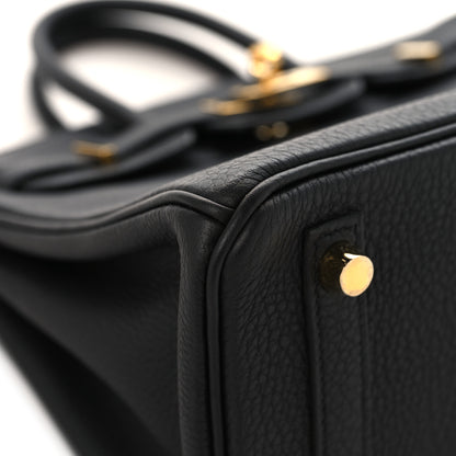 Hermes Togo Birkin 25 Black 9 of 13