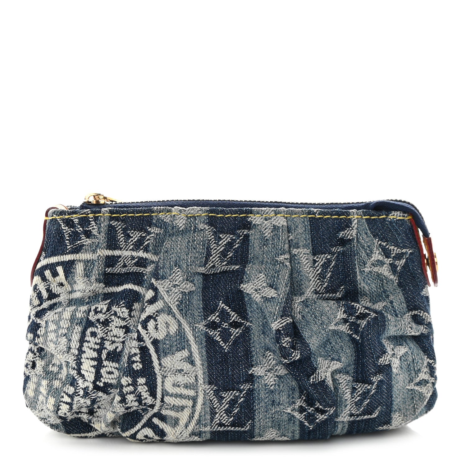 Louis Vuitton Denim Raye Trousse Cosmetic Pouch 1 of 11