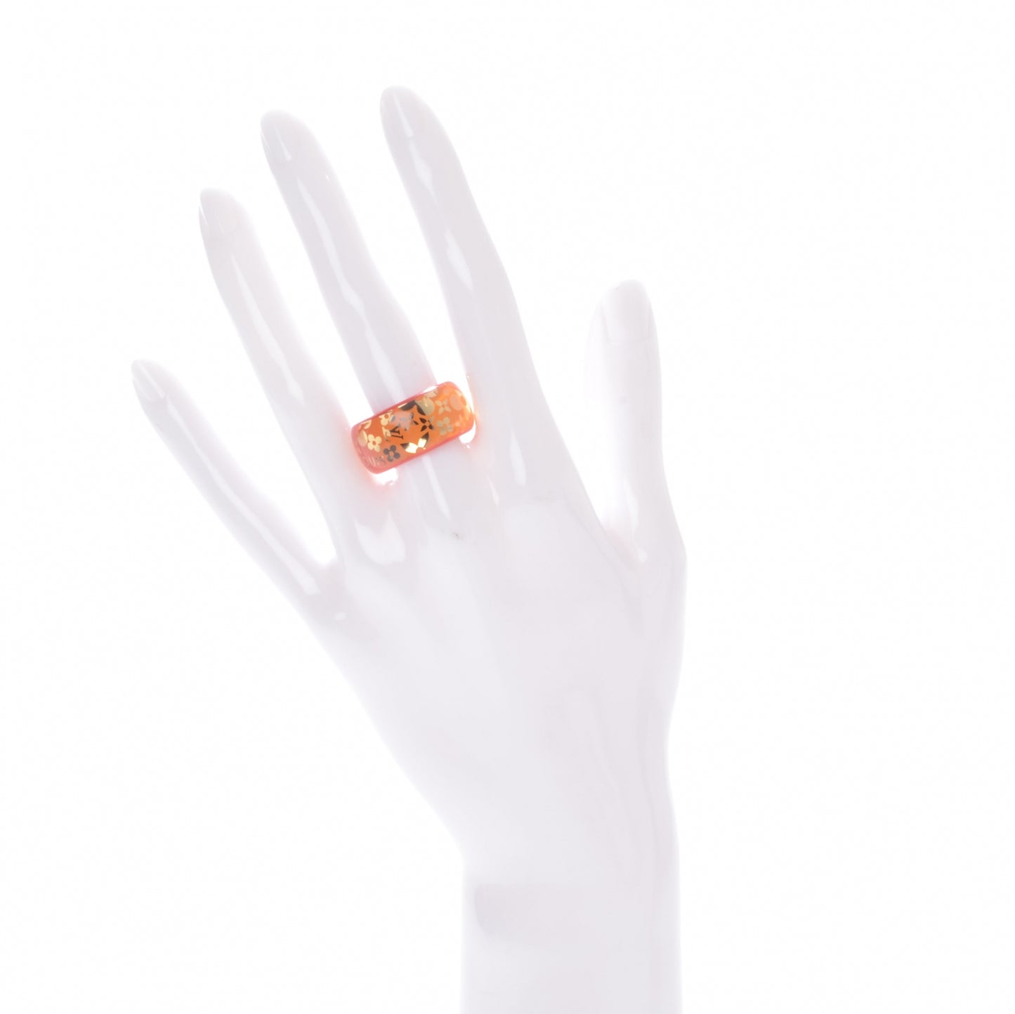 Resin Tropical Cocktail Ring Rouge Large 7.5