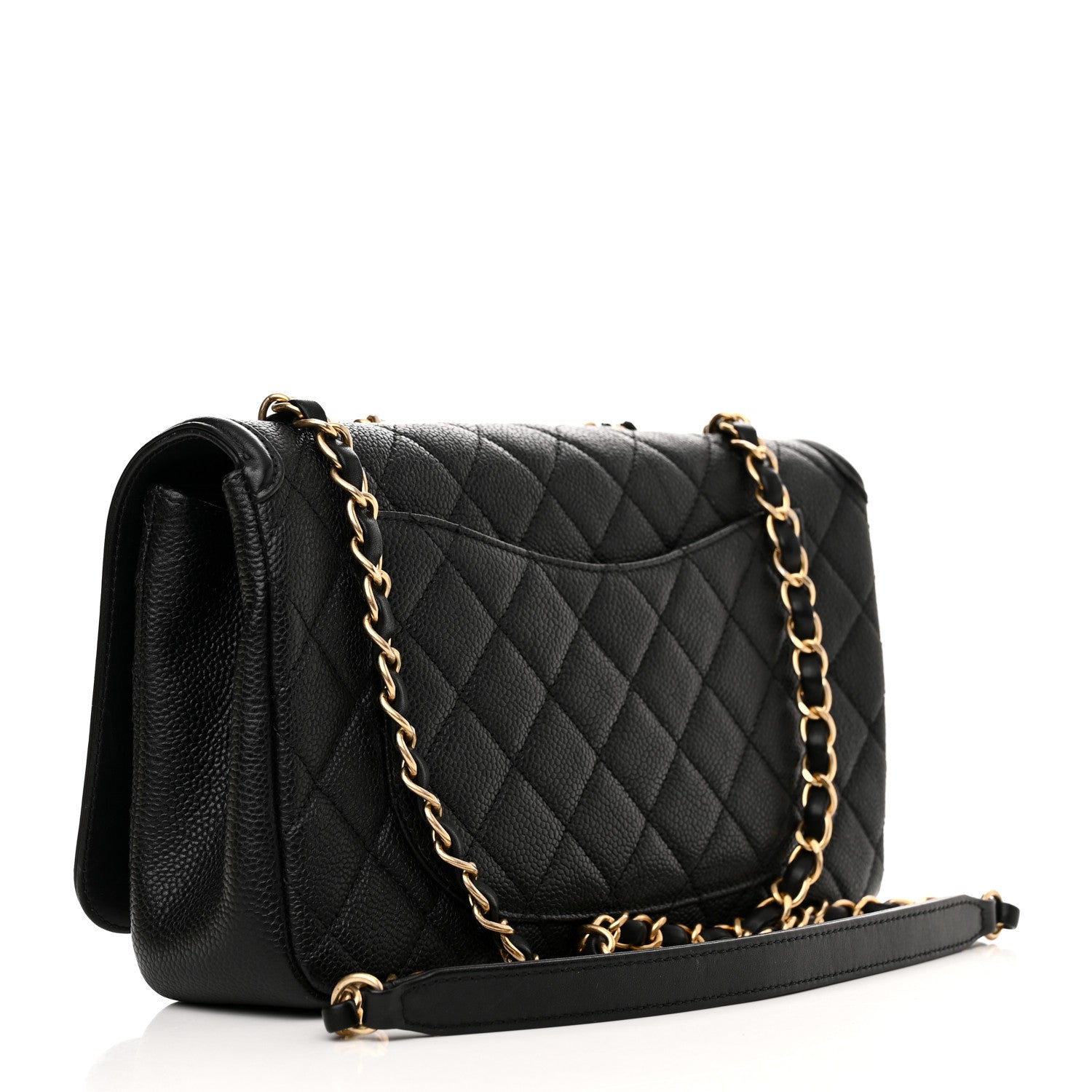 Chanel Caviar Quilted Medium CC Filigree Flap Black 3 of 11