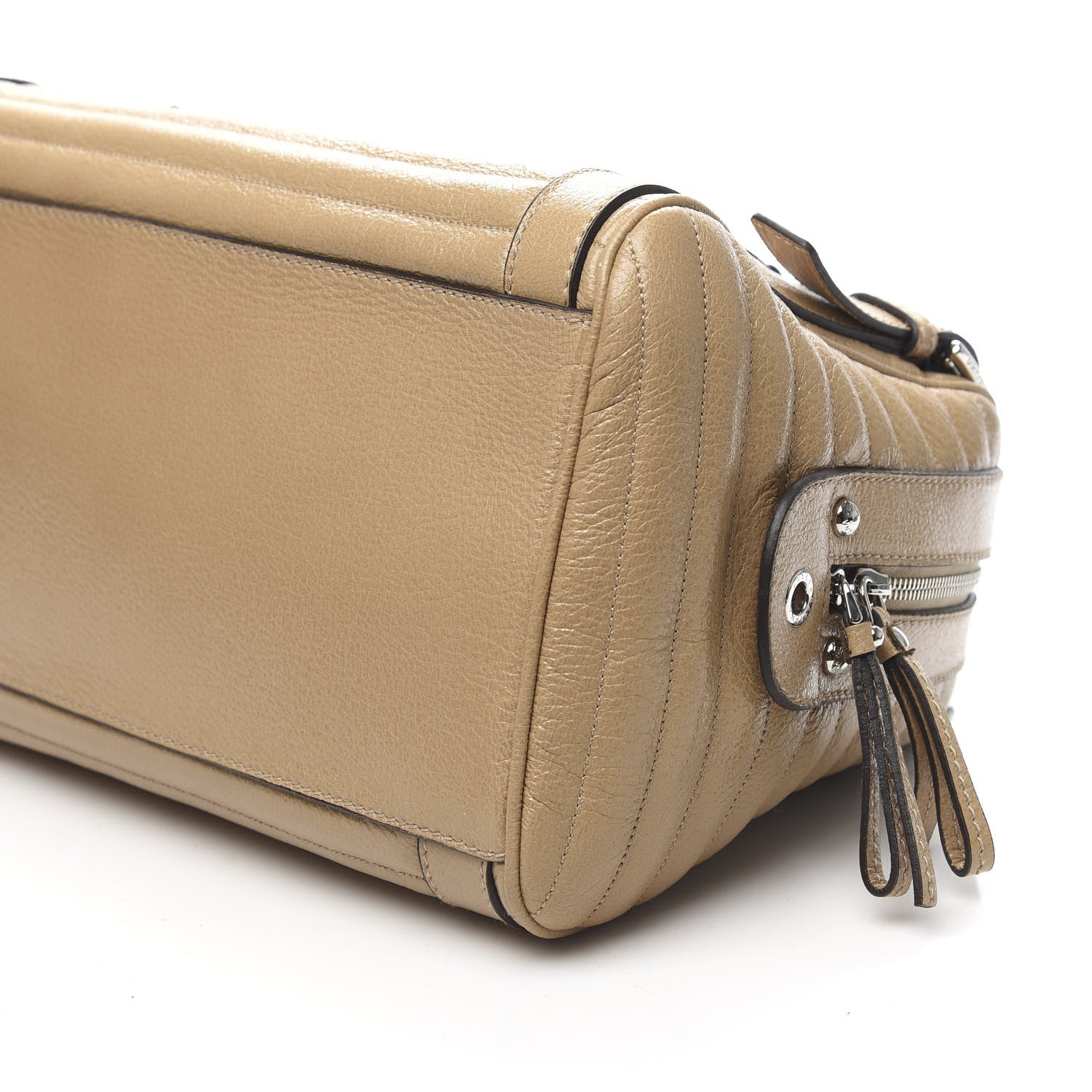 Dolce & Gabbana Grained Calfskin Easy Way Satchel Beige 10 of 11