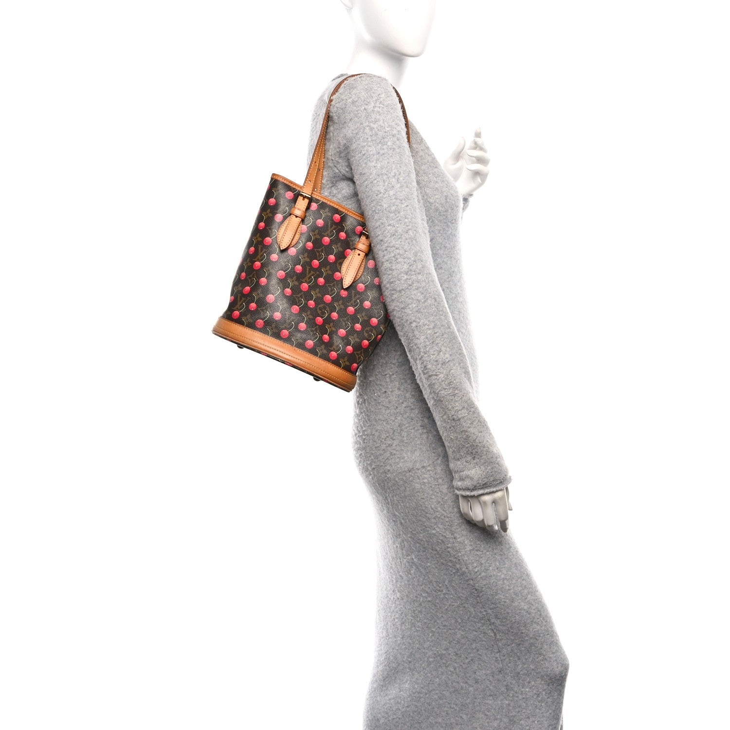 バッグ LOUIS VUITTON Louis Vuitton Monogram Cerises Bucket Bag 1776655 – FASHIONPHILE