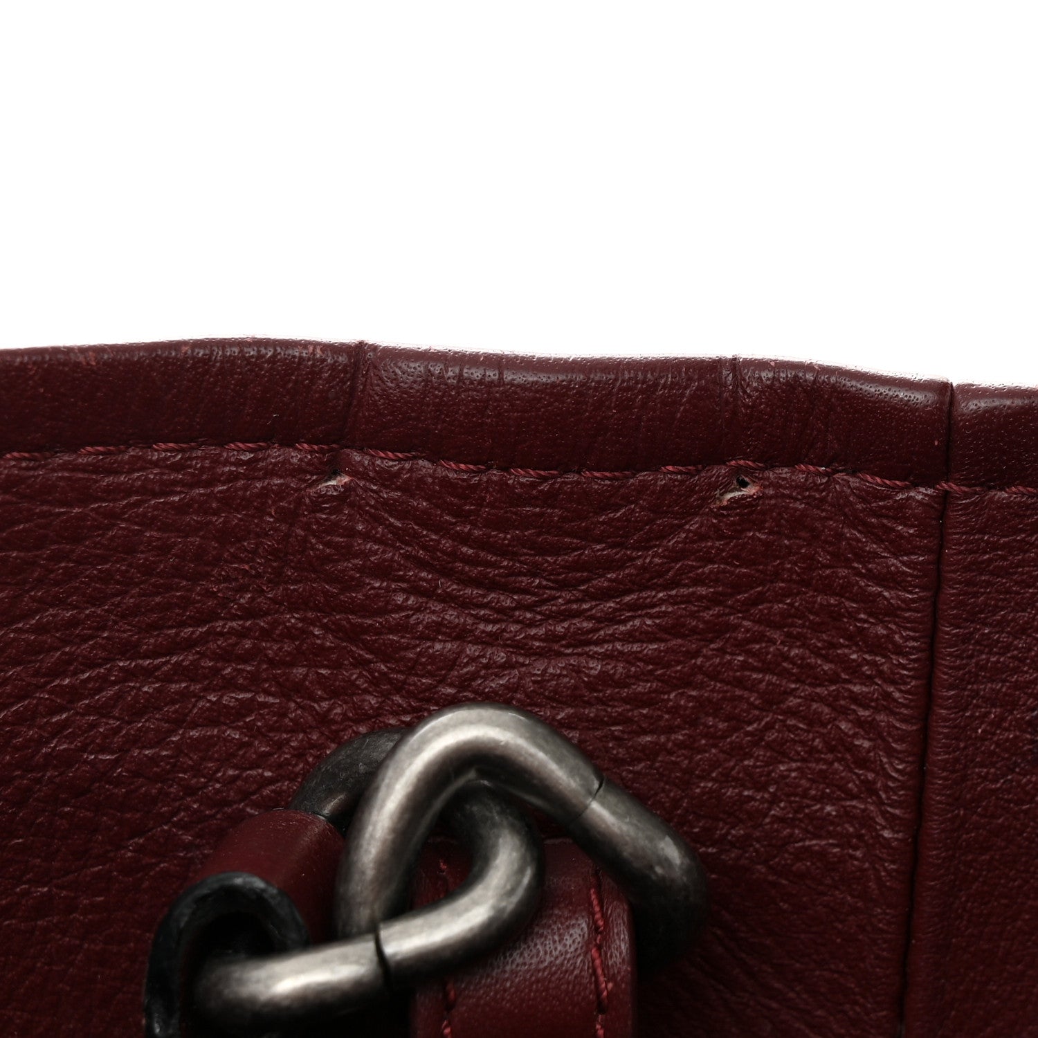 Chanel Bullskin Stitched Bi-Color Large Shopping Tote Black 13 of 14