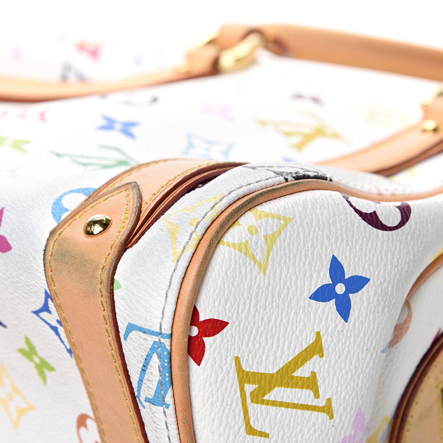 Louis Vuitton Monogram Multicolor Priscilla White 10 of 15