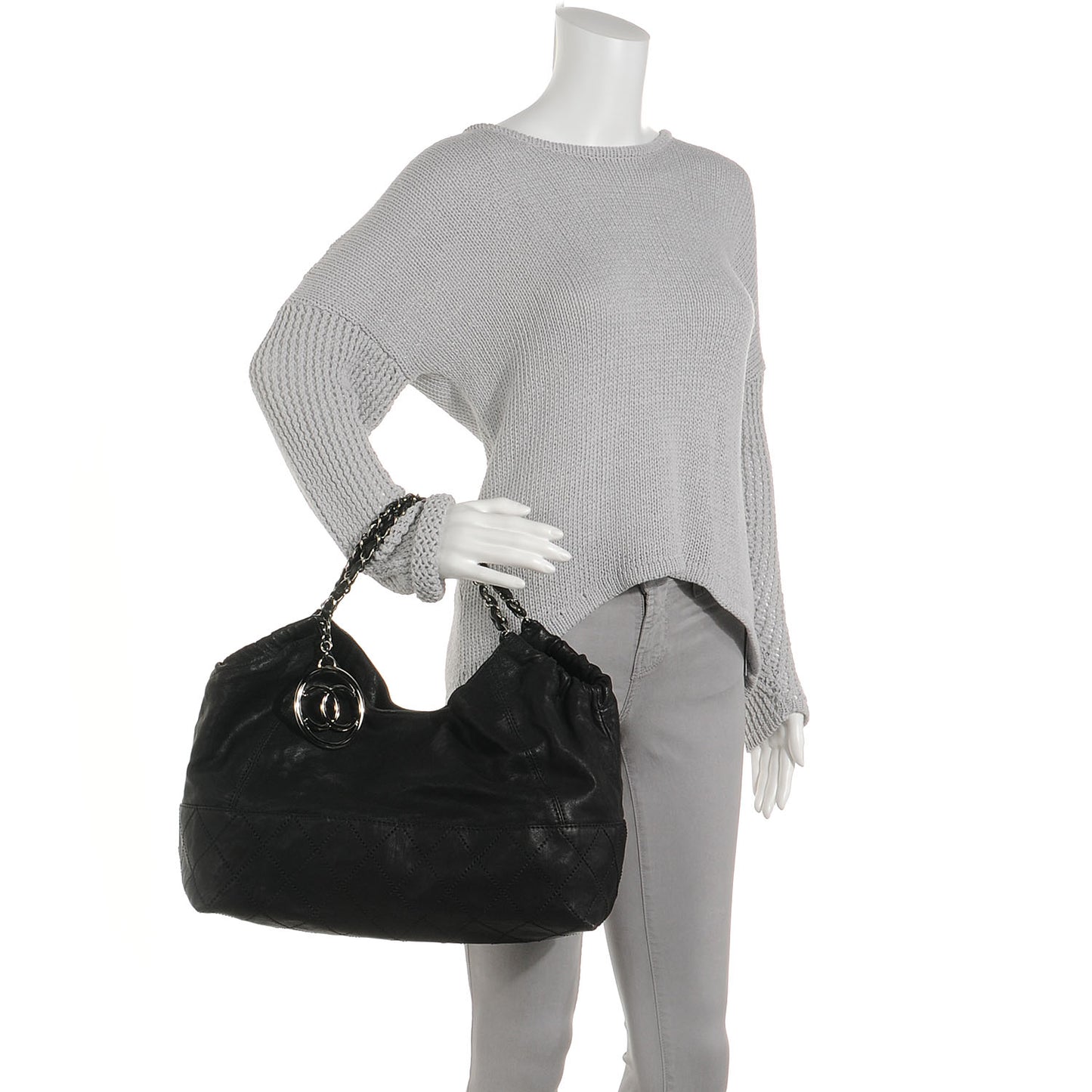 Calfskin Baby Coco Cabas Black