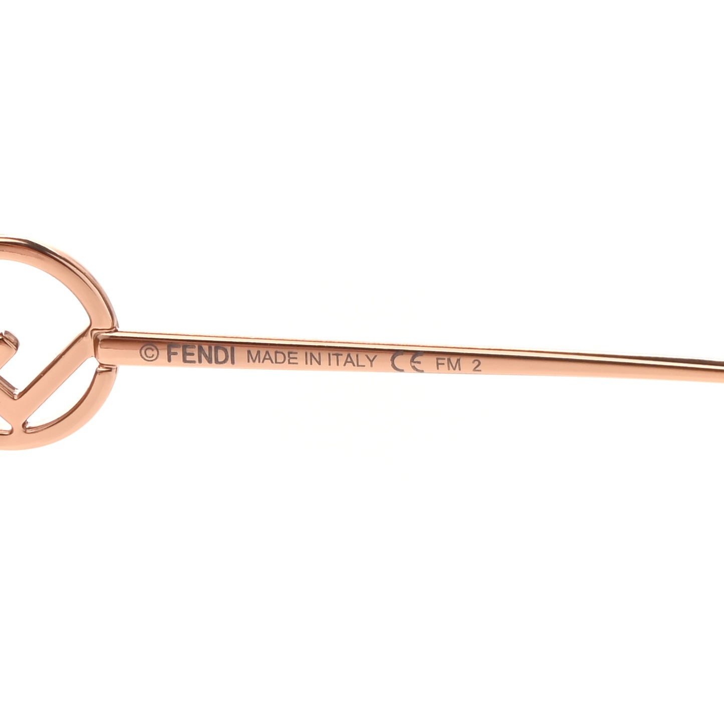 Metal F is Fendi Sunglasses FF 0335/F/S Gold