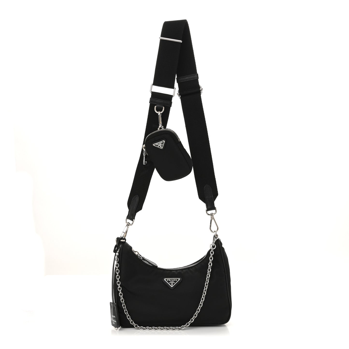 Nylon Re-Edition 2005 Shoulder Bag Black