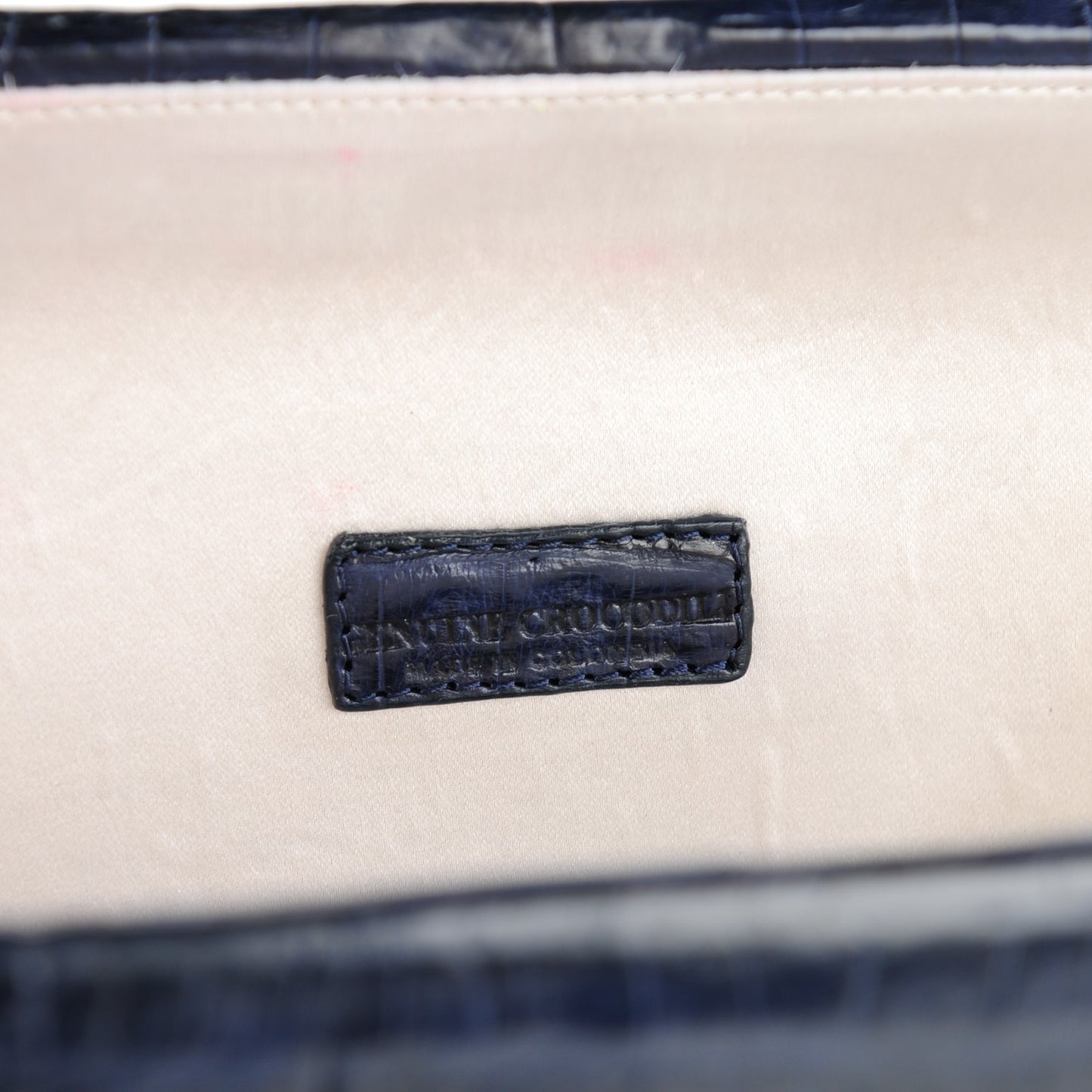 Crocodile Clutch Navy