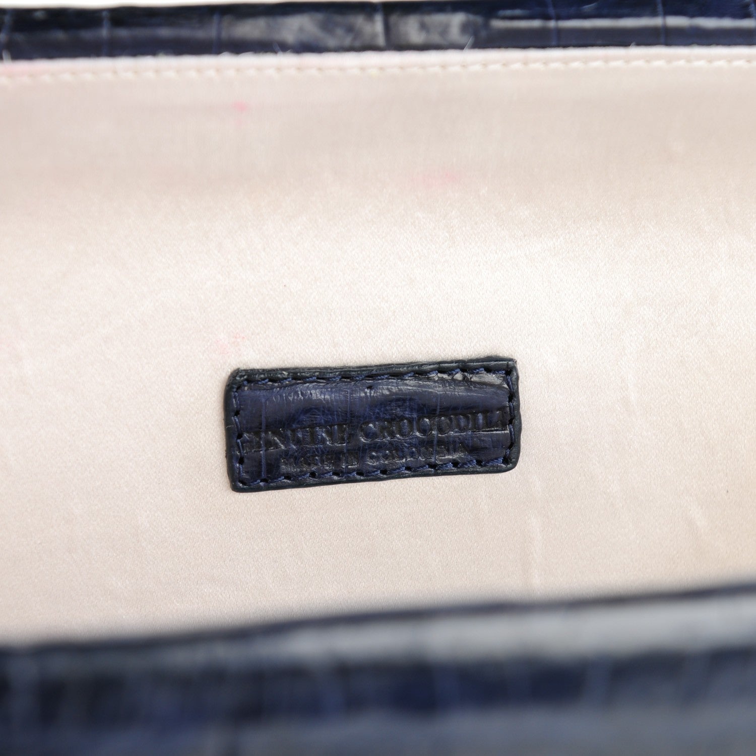 Nancy Gonzalez Crocodile Clutch Navy 7 of 9