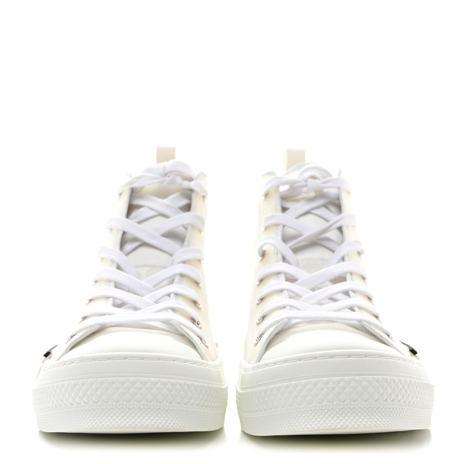 Christian Dior Canvas Mens B23 High Top Sneakers 42.5 White 2 of 10