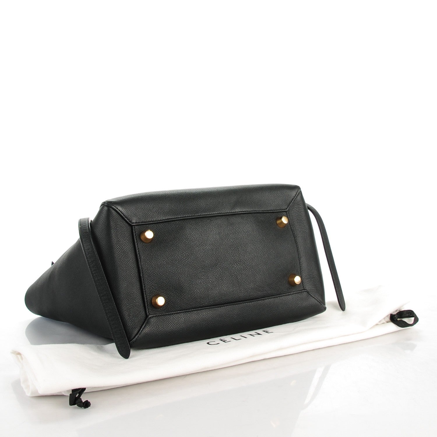 Celine Grained Calfskin Mini Belt Bag Black 4 of 10