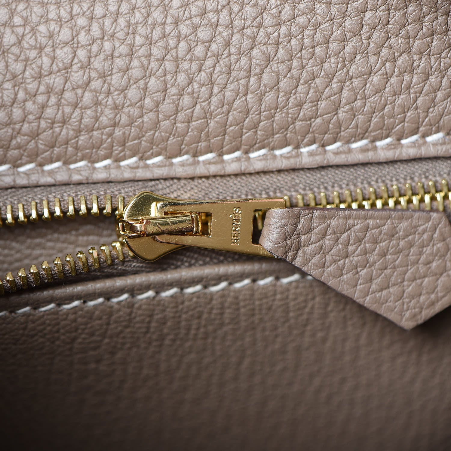 Hermes Togo Kelly Retourne 28 Etoupe 19 of 41