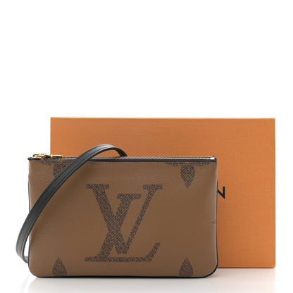 Louis Vuitton Reverse Monogram Giant Double Zip Pochette 12 of 12