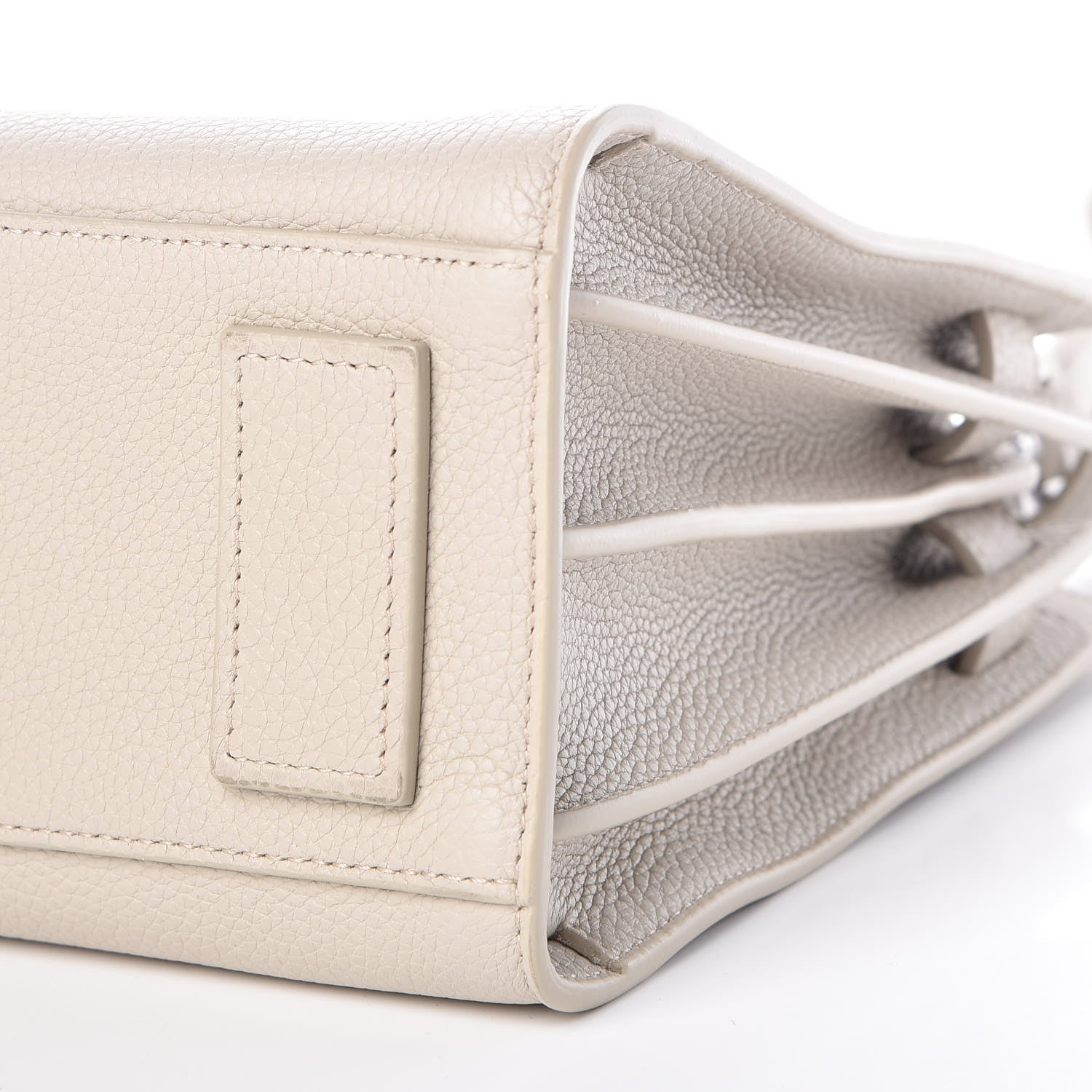 Saint Laurent Grained Calfskin Baby Sac De Jour Souple Ivory 10 of 10