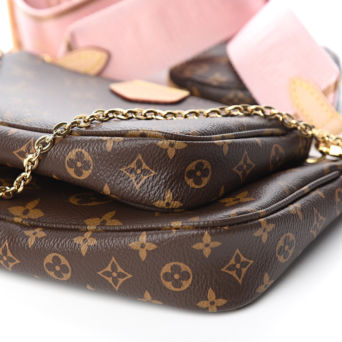 Monogram Multi Pochette Accessories Rose Clair