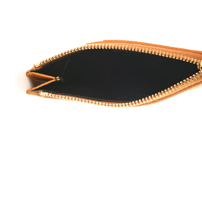 Saint Laurent Monogram Grain de Poudre 5 Fragments Zip Pouch Card Holder Orange 5 of 6