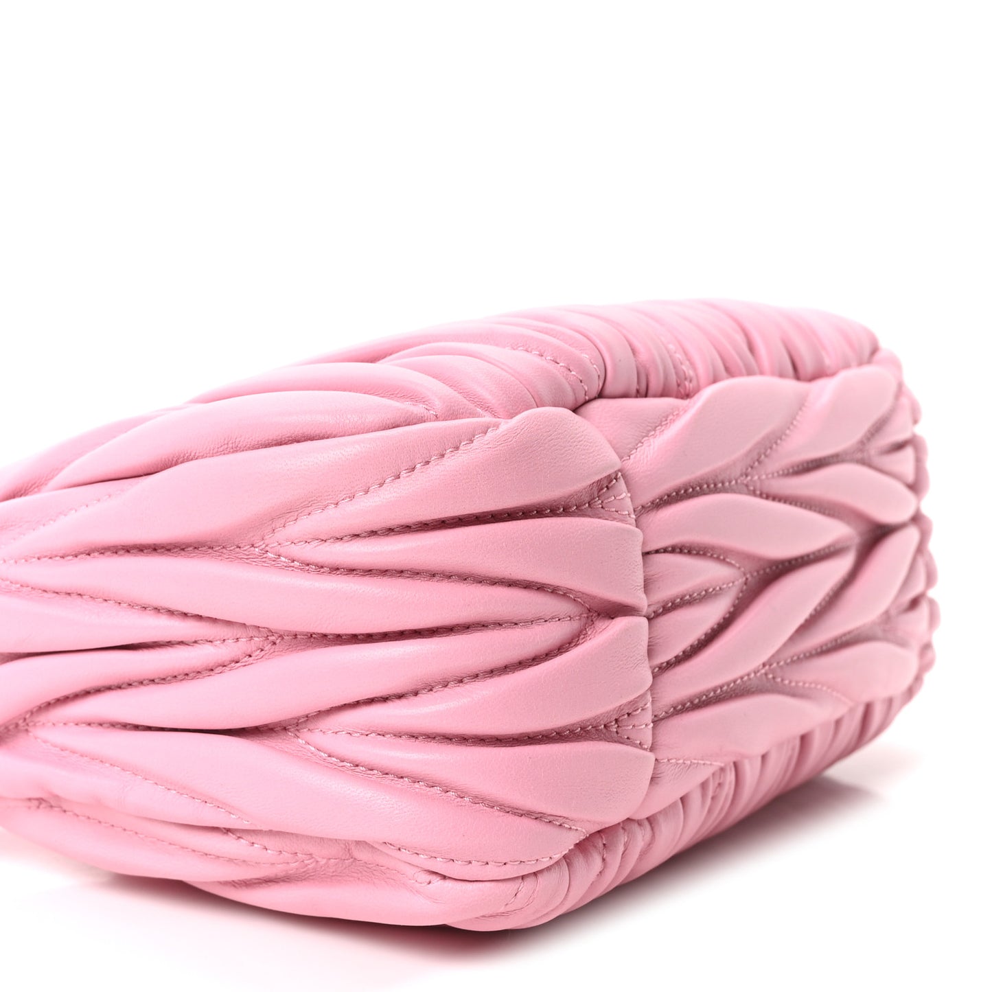 Nappa Matelasse Small Wander Hobo Alabastro