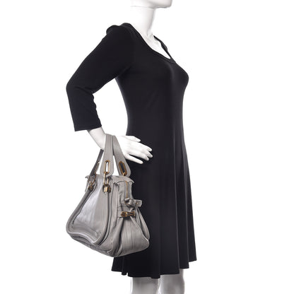 Chloe Calfskin Medium Paraty Cashmere Grey 3 of 15