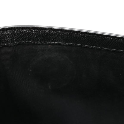 Saint Laurent Grain De Poudre Uptown Pouch Black 9 of 9