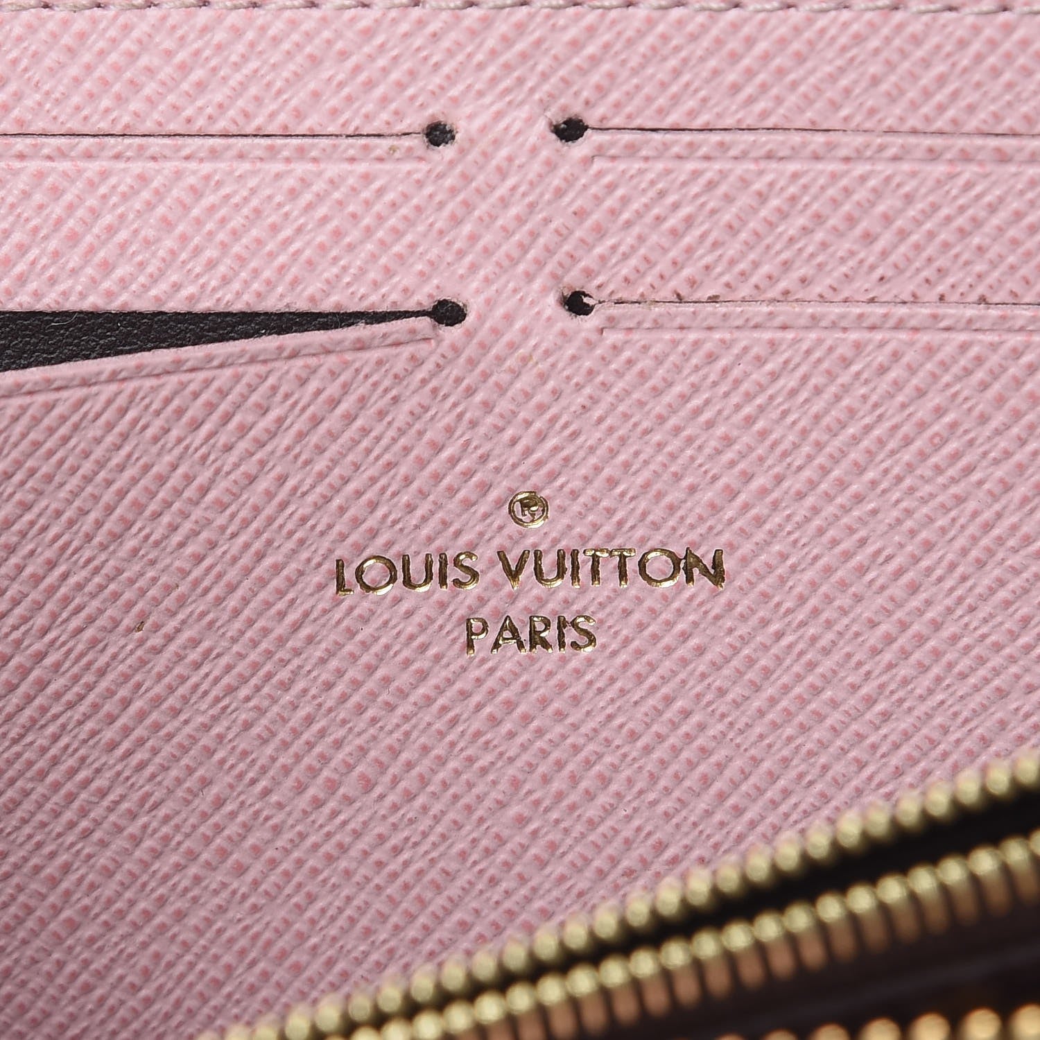 Louis Vuitton Monogram Clemence Wallet Rose Ballerine 6 of 9