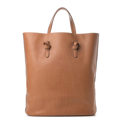 Celine Supple Calfskin Tie Knot Twisted Tote Tan 1 of 13