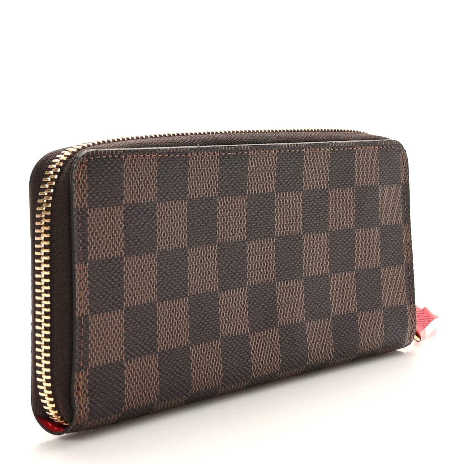 Louis Vuitton Damier Ebene Clemence Wallet Cherry 3 of 6