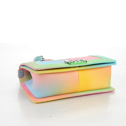 Chanel Caviar Quilted Medium Cuba Rainbow Boy Flap Multicolor 4 of 7