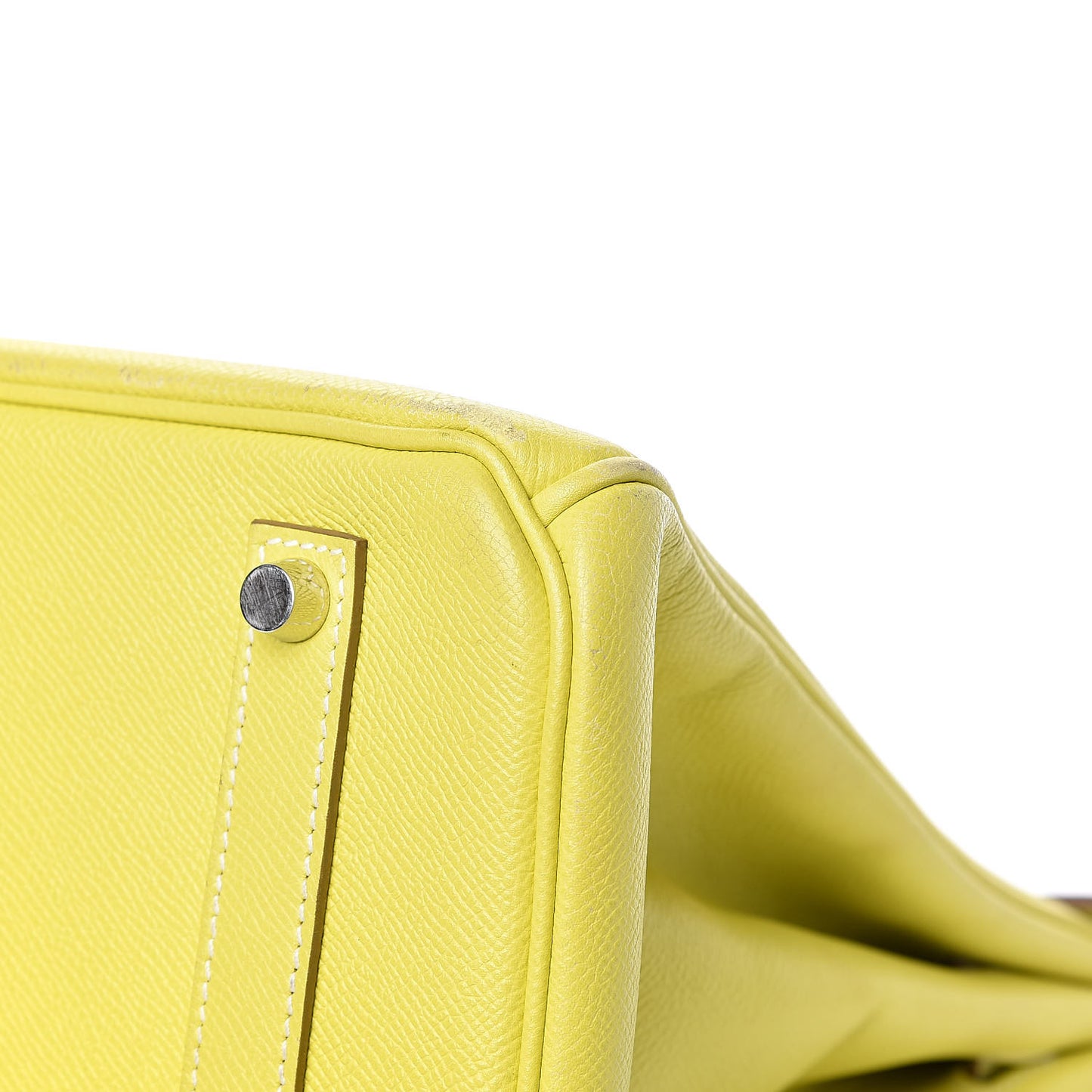 Epsom Candy Birkin 35 Lime Gris Perle