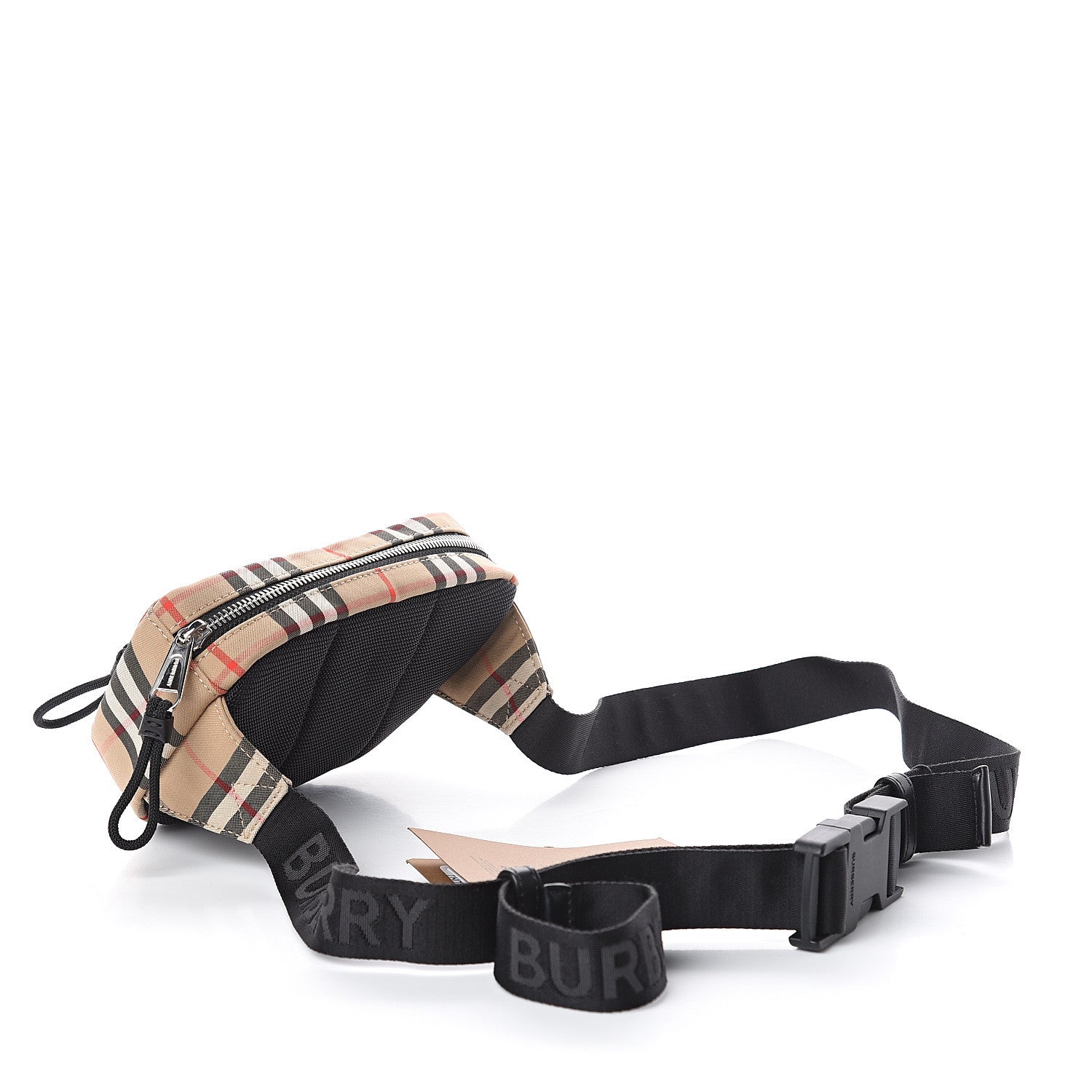 Burberry Nylon Vintage Check Small Cannon Bum Bag Archive Beige 2 of 7
