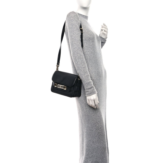 Calfskin Mini PS11 Classic Shoulder Bag Black